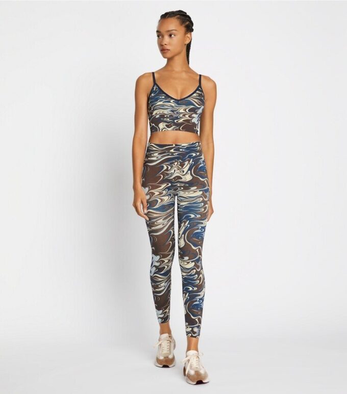 Leggings senza cuciture stampati a 7/8 Leggings senza cuciture stampati a 7/8