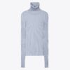 Maglia a collo alto a coste