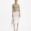 Maglia a collo alto in nylon a righe