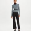 Maglia a collo alto jacquard Maglia a collo alto jacquard