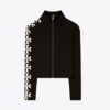 Maglia con zip e logo in nylon Maglia con zip e logo in nylon