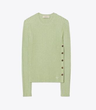 Maglia girocollo a righe lurex