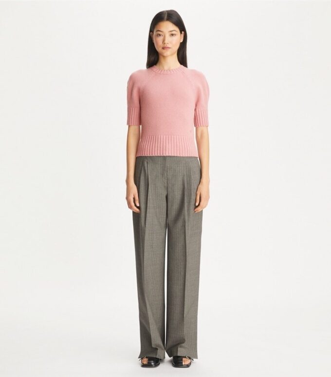 Maglia girocollo in lana