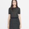 Maglia girocollo jacquard Maglia girocollo jacquard