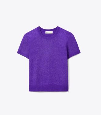 Maglietta in cashmere e seta