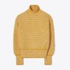 Maglione a collo alto con maniche a palloncino