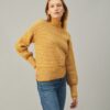 Maglione a collo alto con maniche a palloncino