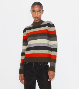 Maglione a collo alto in lana