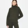 Maglione a collo alto in lana merino Maglione a collo alto in lana merino
