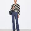 Maglione a righe in lana Maglione a righe in lana