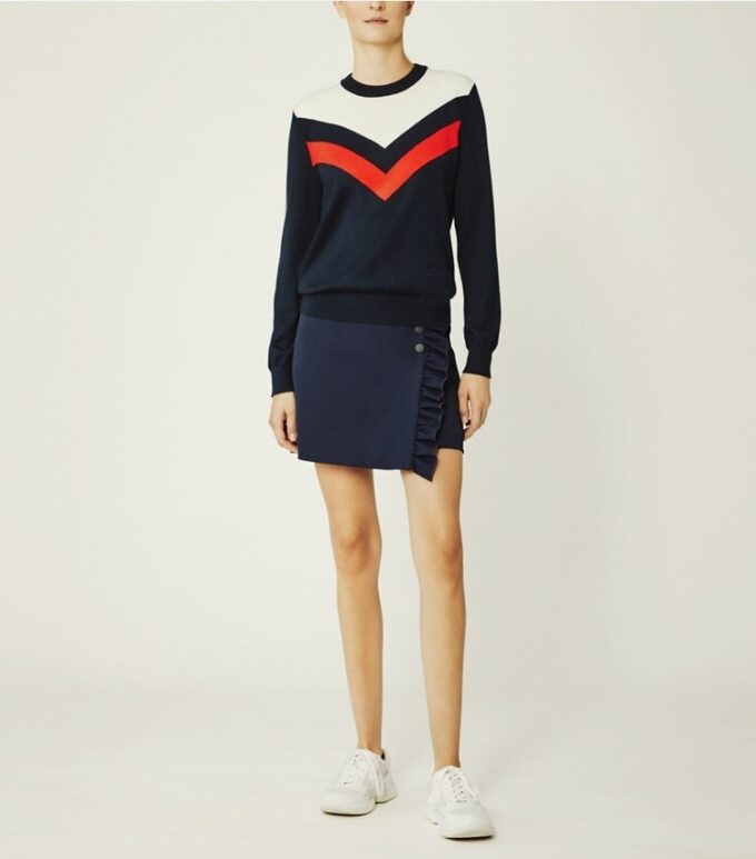 Maglione Chevron in cashmere ad alte prestazioni Maglione Chevron in cashmere ad alte prestazioni