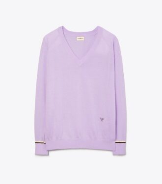 Maglione con scollo a V in cashmere Maglione con scollo a V in cashmere