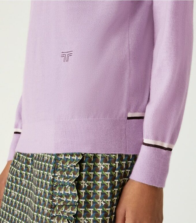 Maglione con scollo a V in cashmere Maglione con scollo a V in cashmere