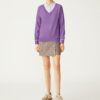 Maglione con scollo a V in lana merino Maglione con scollo a V in lana merino