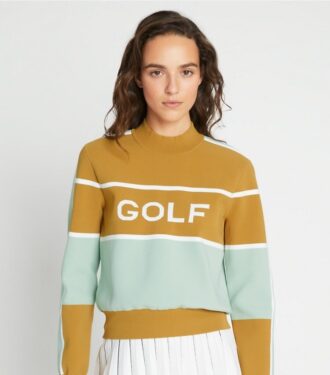 Maglione corto da golf in nylon tecnico Maglione corto da golf in nylon tecnico