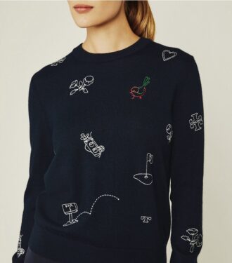 Maglione Fairway in cashmere ad alte prestazioni