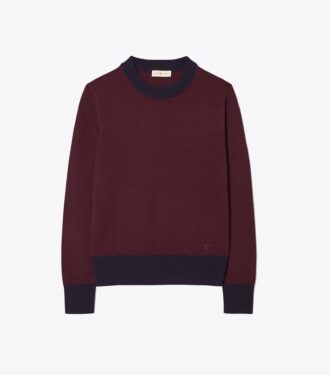 Maglione in cashmere color block