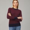 Maglione in cashmere color block
