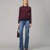 Maglione in cashmere color block