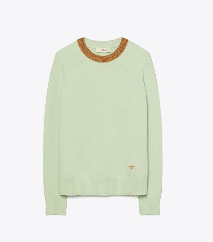 Maglione in cashmere lurex