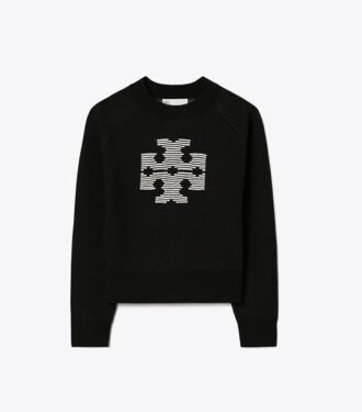 Maglione in lana con logo