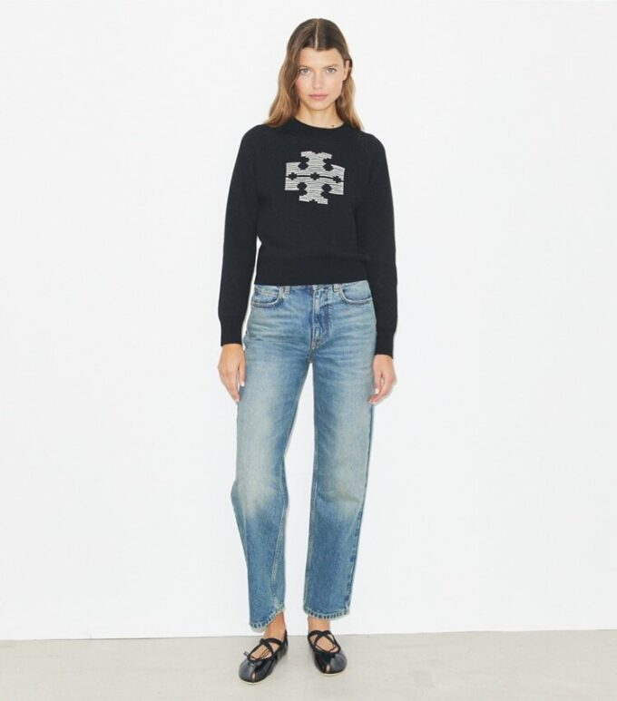 Maglione in lana con logo Maglione in lana con logo