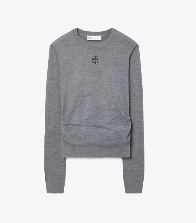 Maglione in lana con logo T Maglione in lana con logo T
