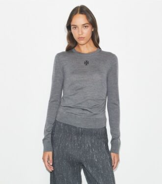 Maglione in lana con logo T