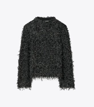 Maglione in lana con paillettes