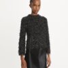 Maglione in lana con paillettes