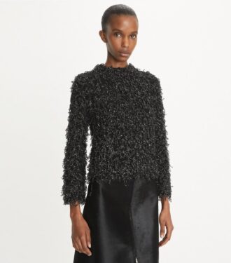 Maglione in lana con paillettes
