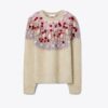 Maglione in lana decorato