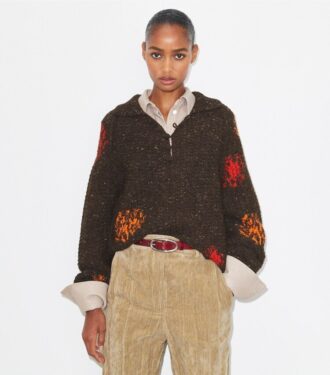 Maglione in lana e alpaca
