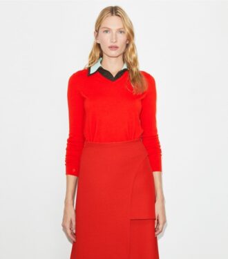 Maglione in lana merino a strati