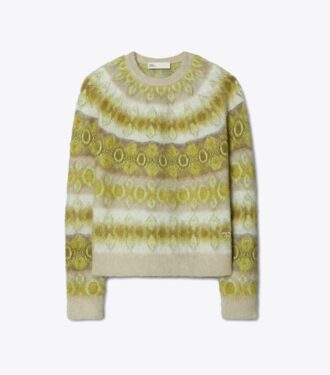 Maglione in lana spazzolata
