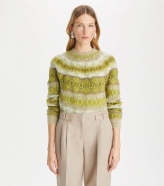 Maglione in lana spazzolata