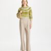 Maglione in lana spazzolata