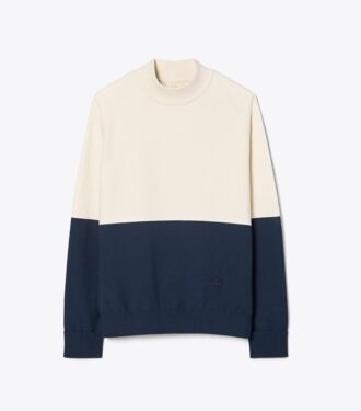Maglione in viscosa color block