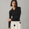Maglione polo con bottoni