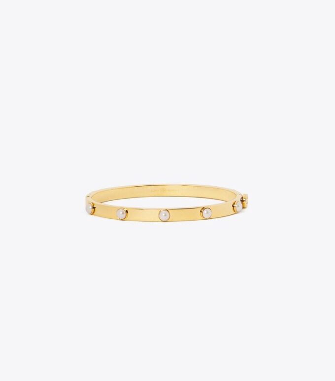 Miller Stud Bracciale con cerniera e perla da 5 mm Miller Stud Bracciale con cerniera e perla da 5 mm