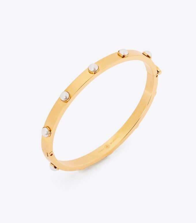 Miller Stud Bracciale con cerniera e perla da 5 mm Miller Stud Bracciale con cerniera e perla da 5 mm