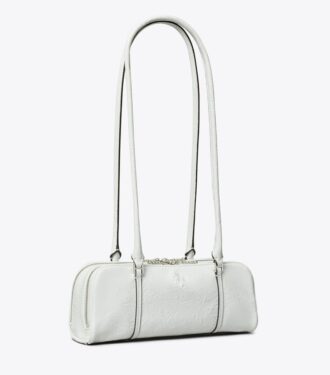 Mini borsa a tracolla in pelle Marshmallow