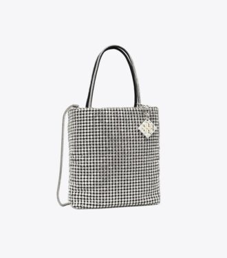 Mini borsa tote con cristalli Night Owl