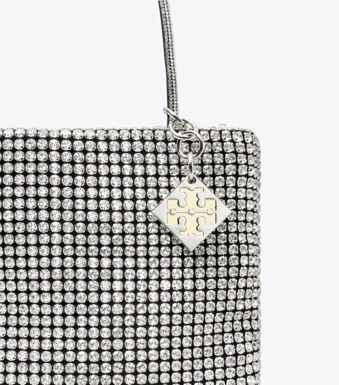 Mini borsa tote con cristalli Night Owl Mini borsa tote con cristalli Night Owl