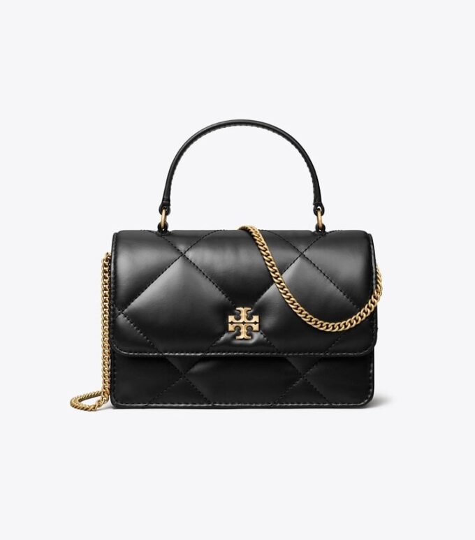 Mini Kira Diamond Quilt Top-Handle Crossbody