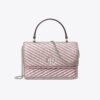 Mini Kira Moto Quilt Metallic Top-Handle Crossbody Mini Kira Moto Quilt Metallic Top-Handle Crossbody