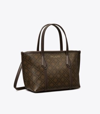 Mini Perry Tote in tela rivestita
