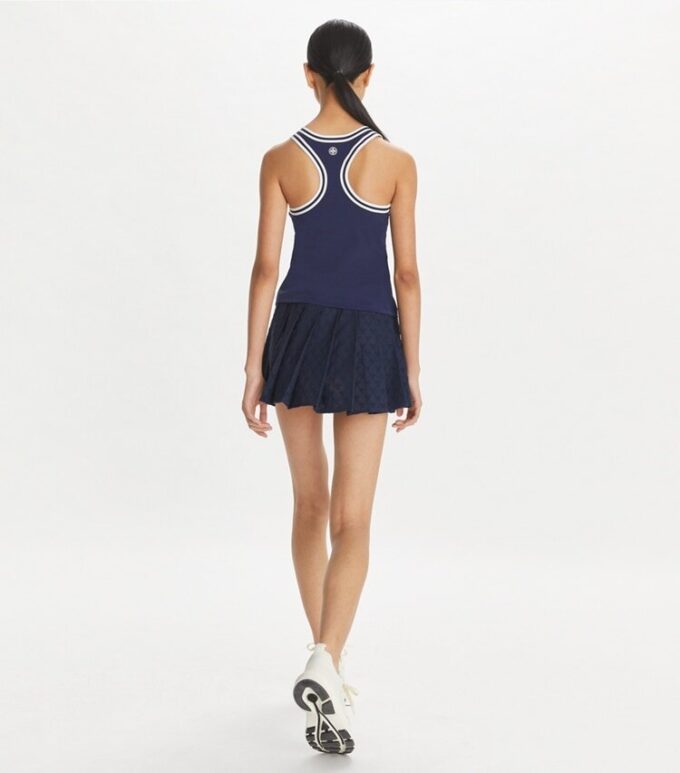 Minigonna da tennis in jacquard di spugna Minigonna da tennis in jacquard di spugna