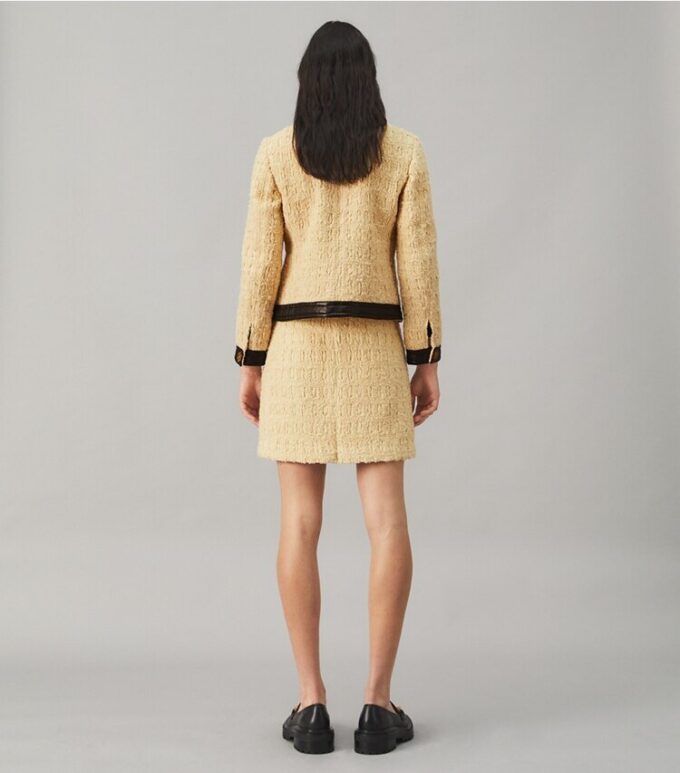 Minigonna in tweed