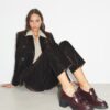Mocassino classico con tacco e suola carrarmato Mocassino classico con tacco e suola carrarmato